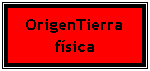 Cuadro de texto: OrigenTierra f�sica
